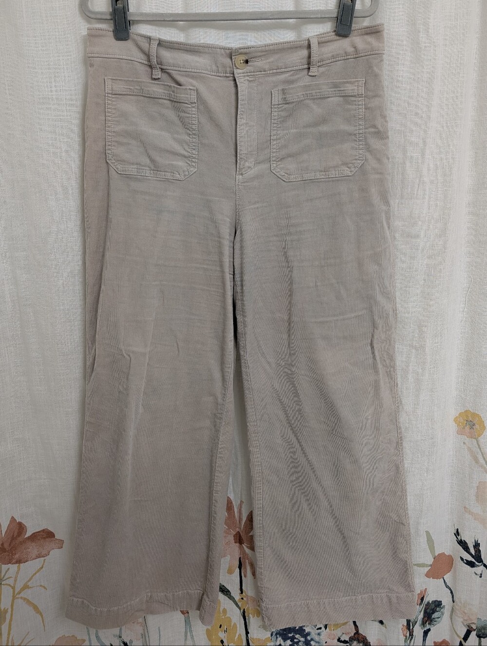 LOFT Palmer Wide Leg Corduroy Pants